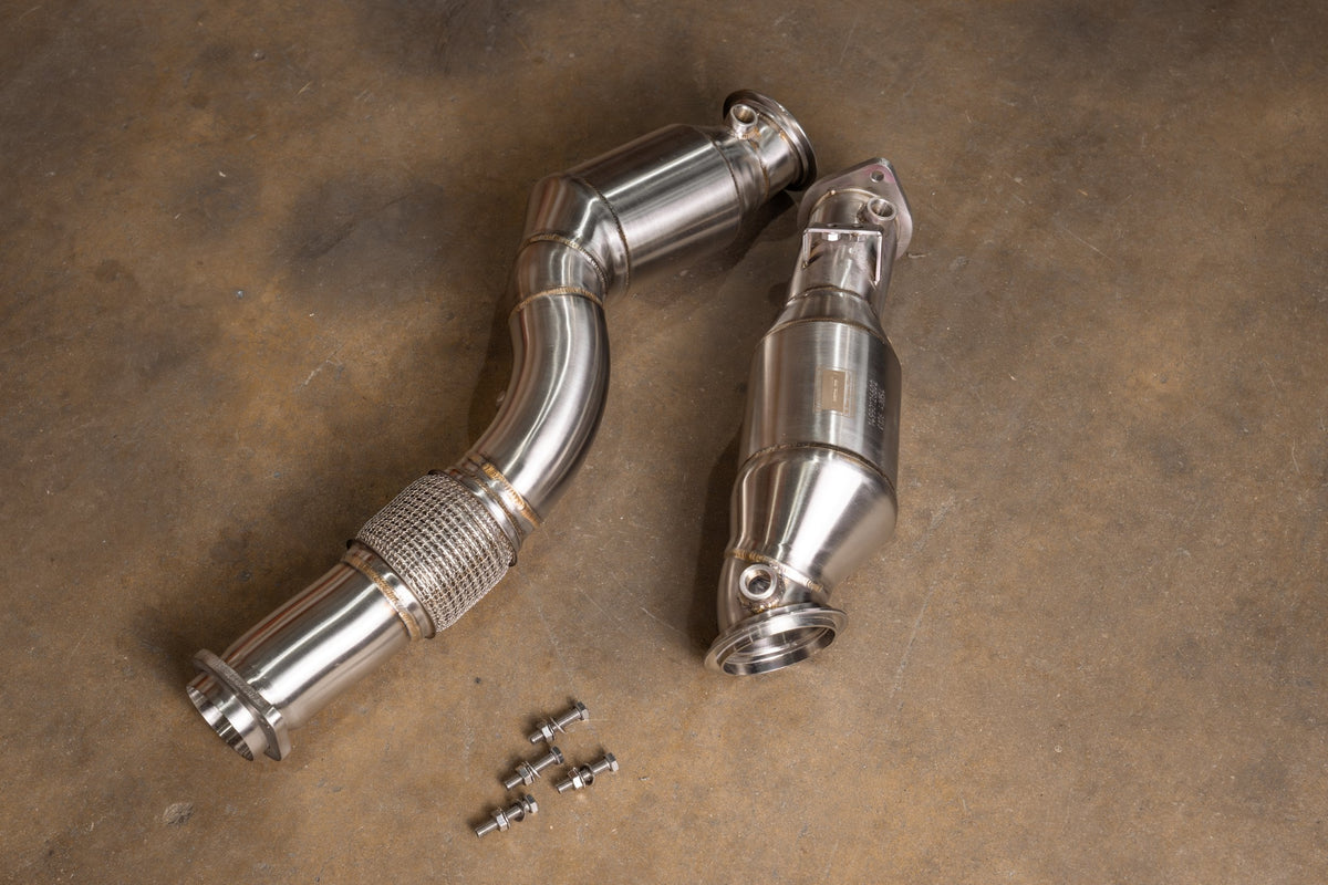 Valvetronic Designs - BMW G80/G82/G83/G87 M2 / M3 / M4 400 Cell Catted Downpipes
