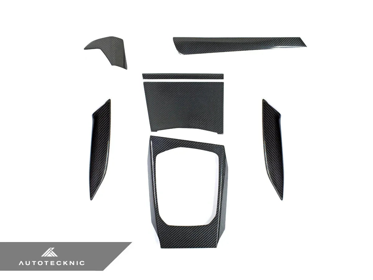 AutoTecknic G8X M3 / M4 Pre-LCI Dry Carbon Fiber Interior Trim - LHD