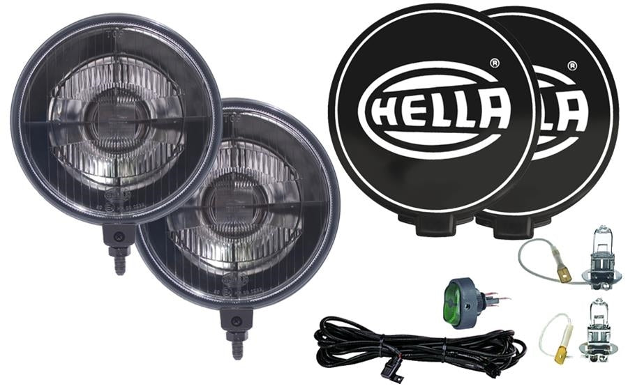 HELLA - 500 SERIES DRIVING LAMP KIT - BLACK