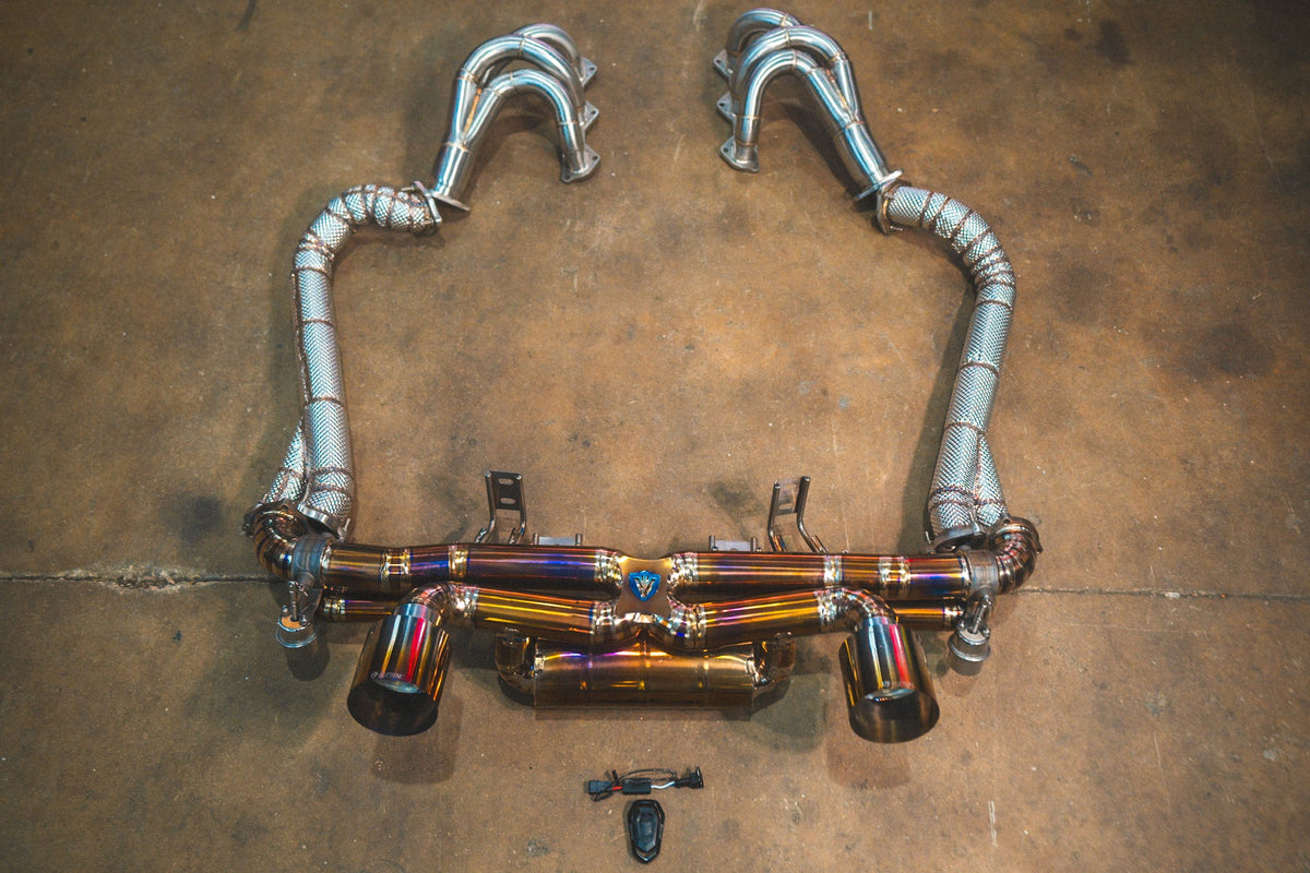 Valvetronic Designs - Valved Sport Exhaust System for Porsche 718 GT4 / GTS/ Boxster Spyder