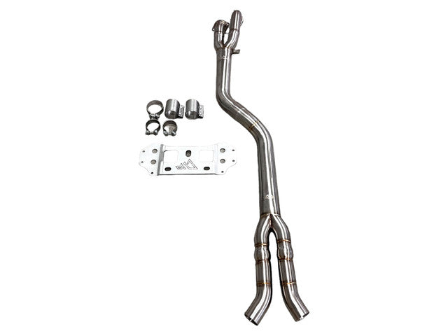 MAD BMW G87 M2 S58 Non-Resonated Single Midpipe (Brace Included