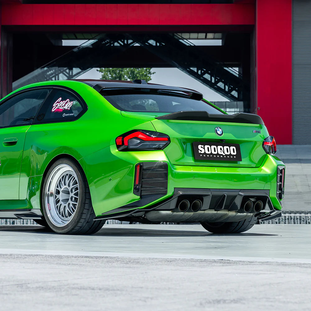 SOOQOO V2 BMW M2 G87 Rear Diffuser In Prepreg Carbon Fiber – AM Tuning ...