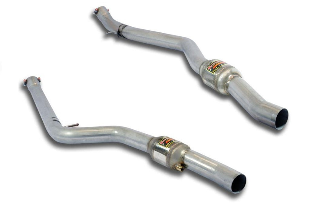 Supersprint BMW F85 X5M / F86 X6M Front Pipe Set with Metallic Catalytic Converter