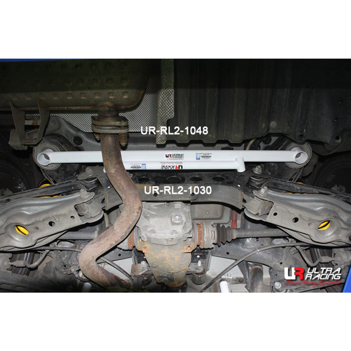 Ultra Racing - 2pt Rear Lower Brace - BMW 3 SERIES (E92 COUPE) 2006-2013 - UR-RL2-1030