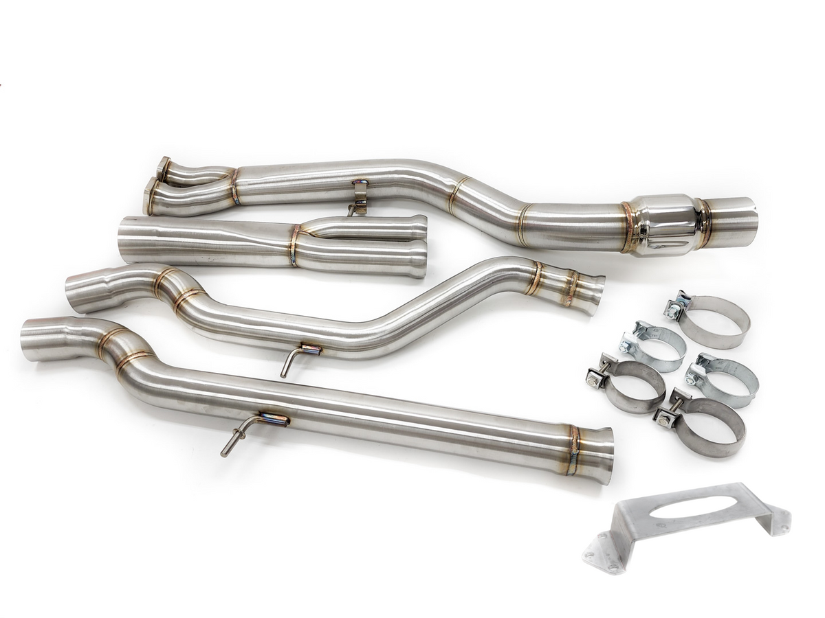 ARM Motorsports - BMW S55 MIDPIPE UPGRADE - 3.5" RESONATED