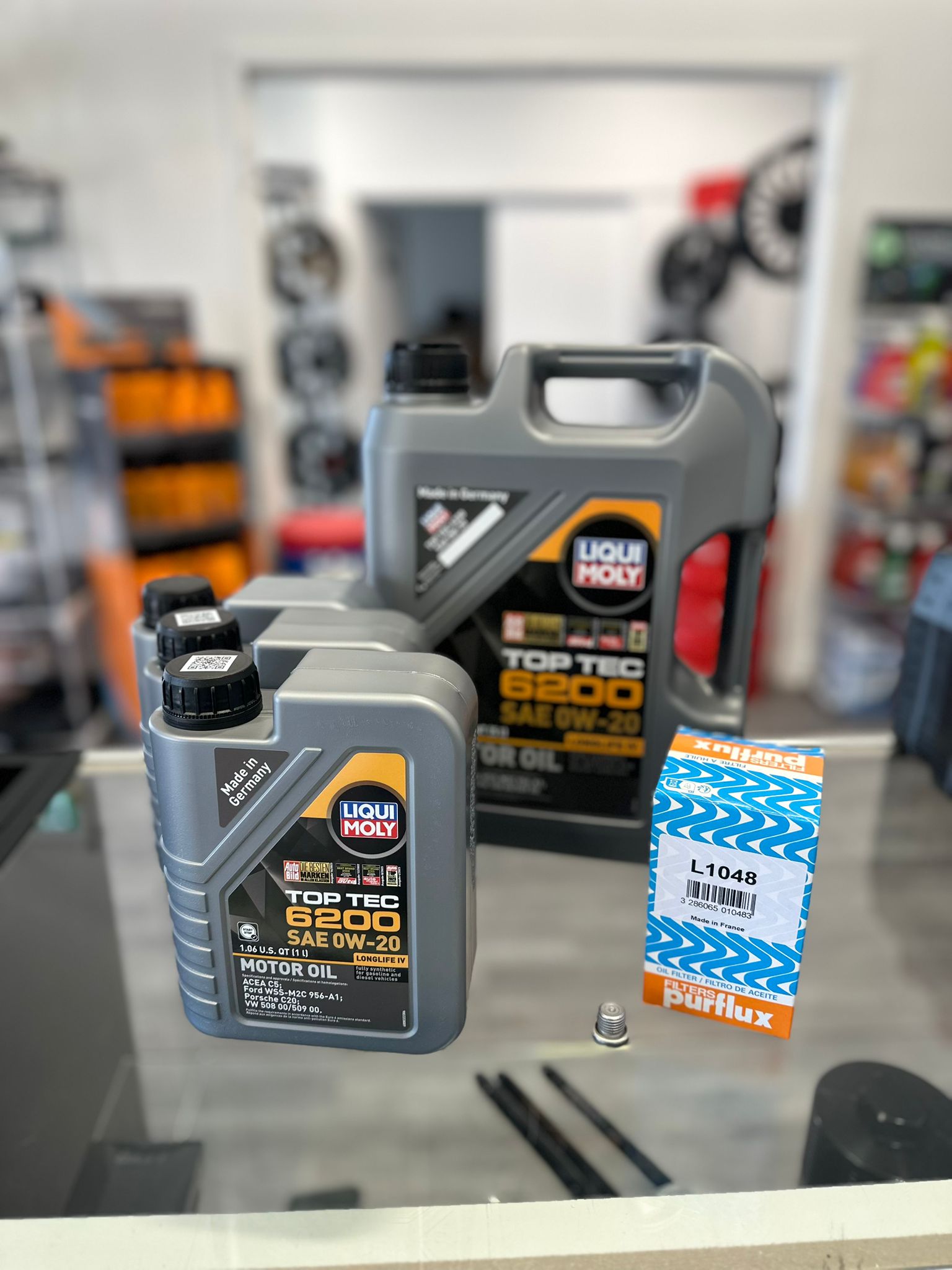 B9/9.5 S4/S5/SQ5 Audi Oil Change kit Liqui Moly Top Tec 6200 (0W