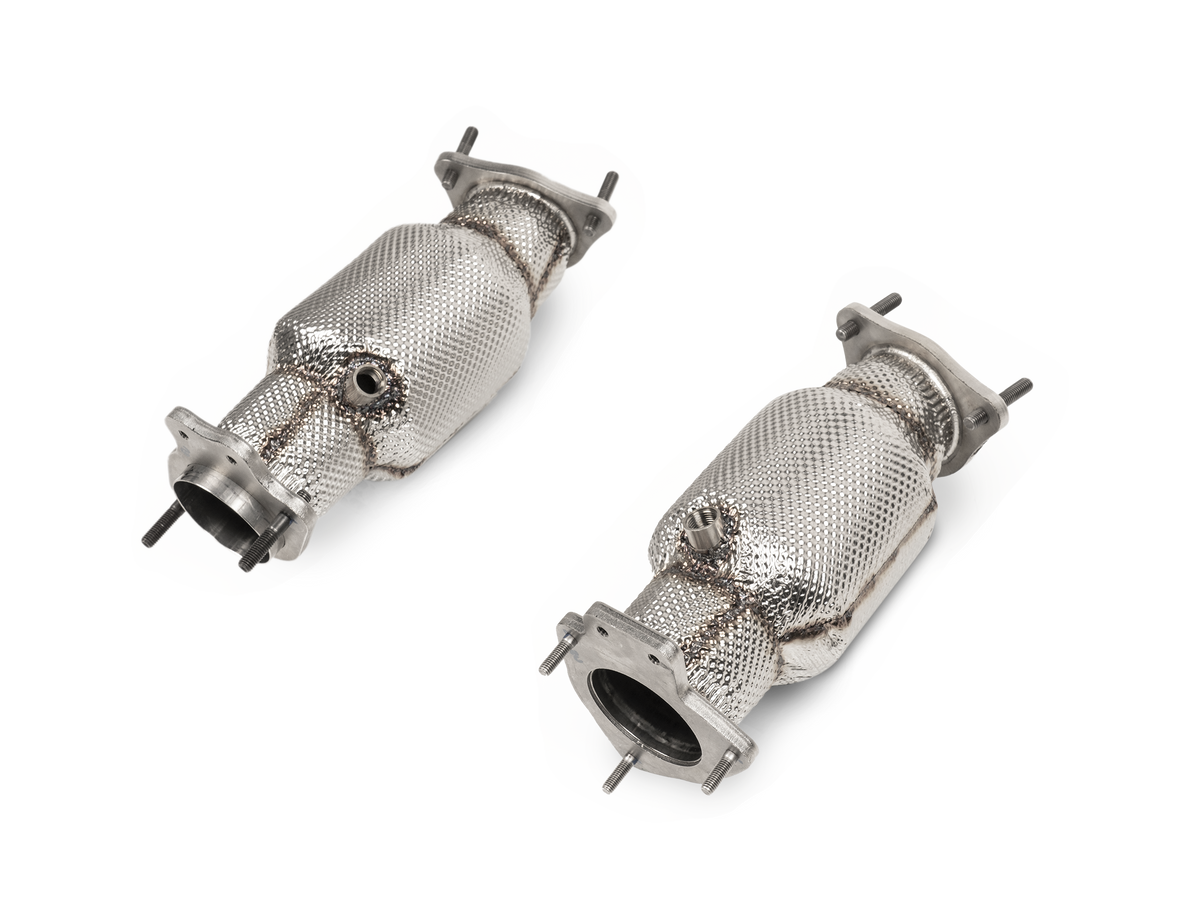 Akrapovic C8 Corvette Link Pipe Set - Catted