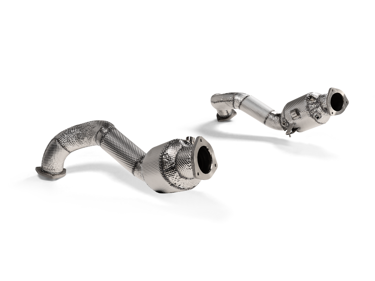 Akrapovic 718 Cayman GT4 RS (982) Link Pipe Set (Titanium)