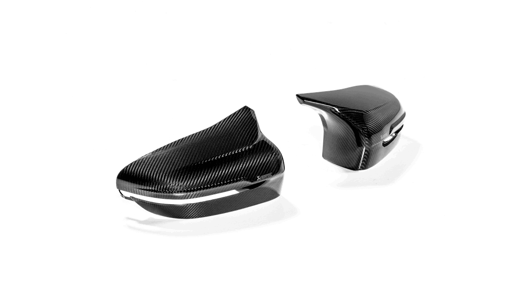Akrapovic F90 M5 Carbon Mirror Cap Set - Gloss