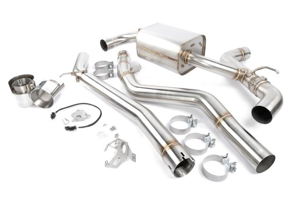 DINAN VALVED CAT-BACK EXHAUST - 2020-2023 TOYOTA GR SUPRA 3.0 - Stainless Steel - Polished Tips - A90/A91