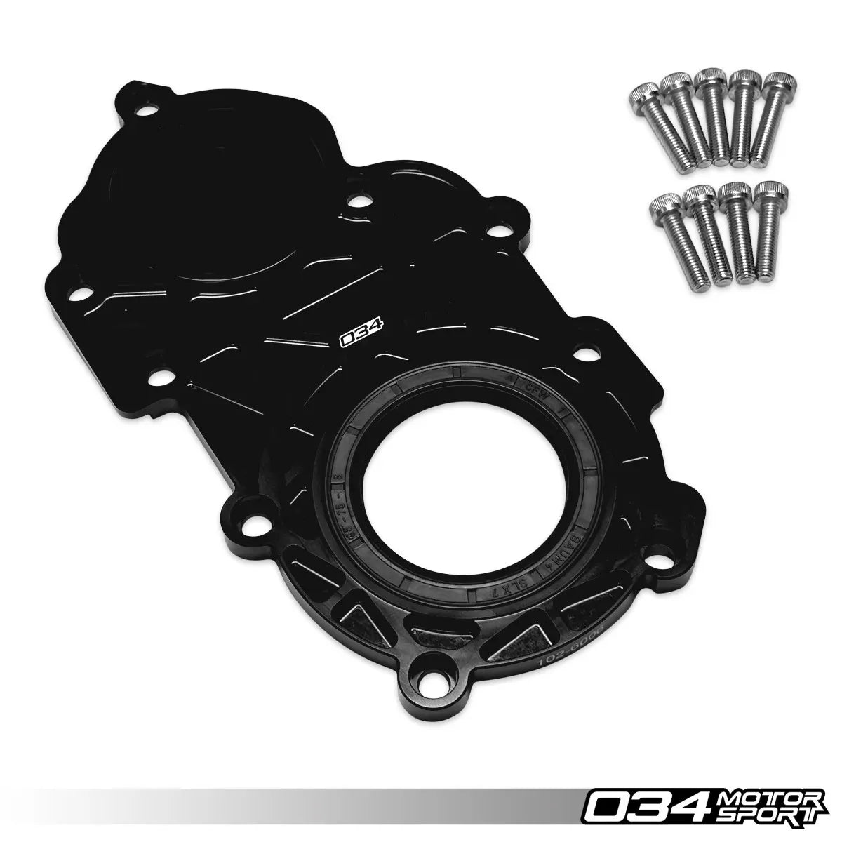 034 Motorsport Billet Aluminum Front Main Seal, B8/B8.5/C7 Audi EA837 3.0T Supercharged Vehicles B8 B8.5 A4 A5 S4 S5 Q5 SQ5 C7 C7.5 A6 A7 D4 A8