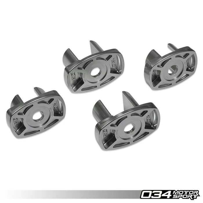034 Motorsport Billet Aluminum Rear Subframe Mount Insert Kit, B9/B9.5 Audi Q5/SQ5
