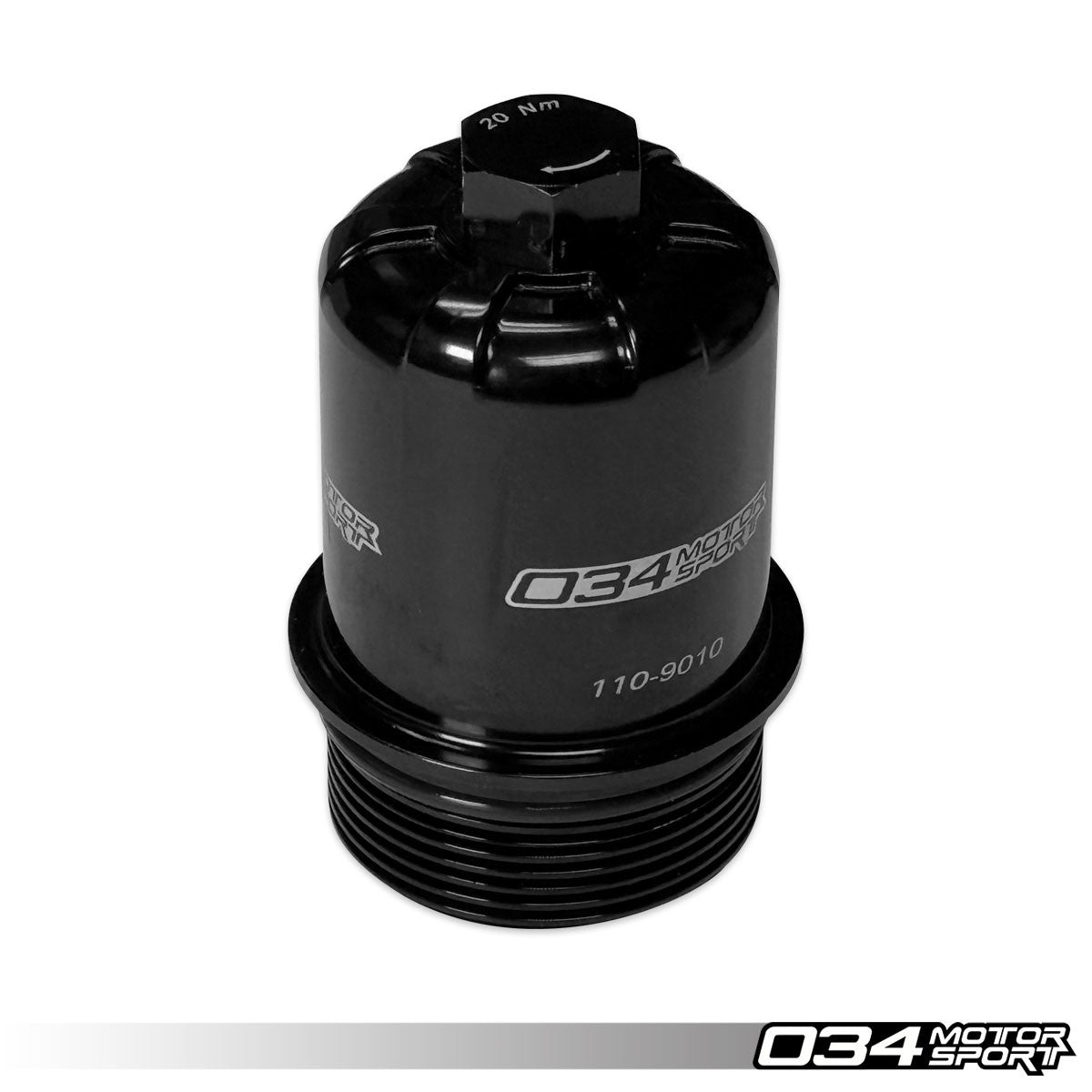 034 Motorsport Billet DSG Oil Filter Cap Kit, Audi EA837 3.0T Models w/ DL501