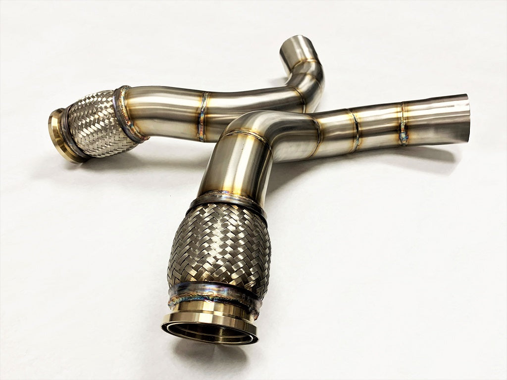 Evolution Racewerks Competition Series Catless Secondary Downpipe S63M Engine 2017+ F90 M5 & 2018+ F92/F93 M8