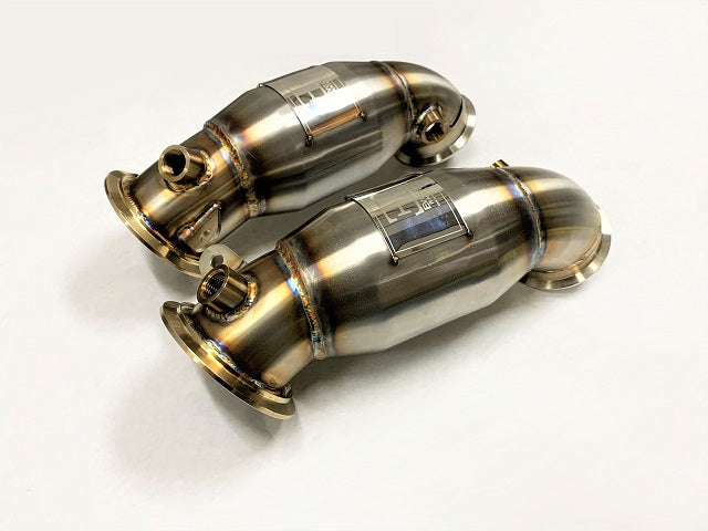 Evolution Racewerks Sports Series High Flow Catted Primary Downpipe for S63M Engine 2017+ F90 M5 & 2018+ F92/F93 M8