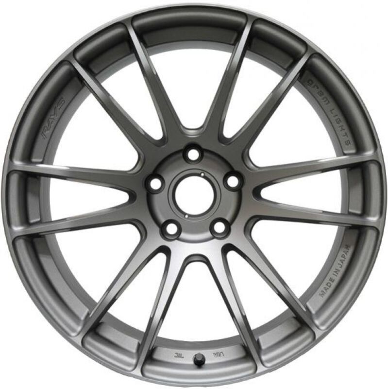 Gram Lights 57XTREME Spec-D 18x9.5 +38 5x100 Semi Gloss Black