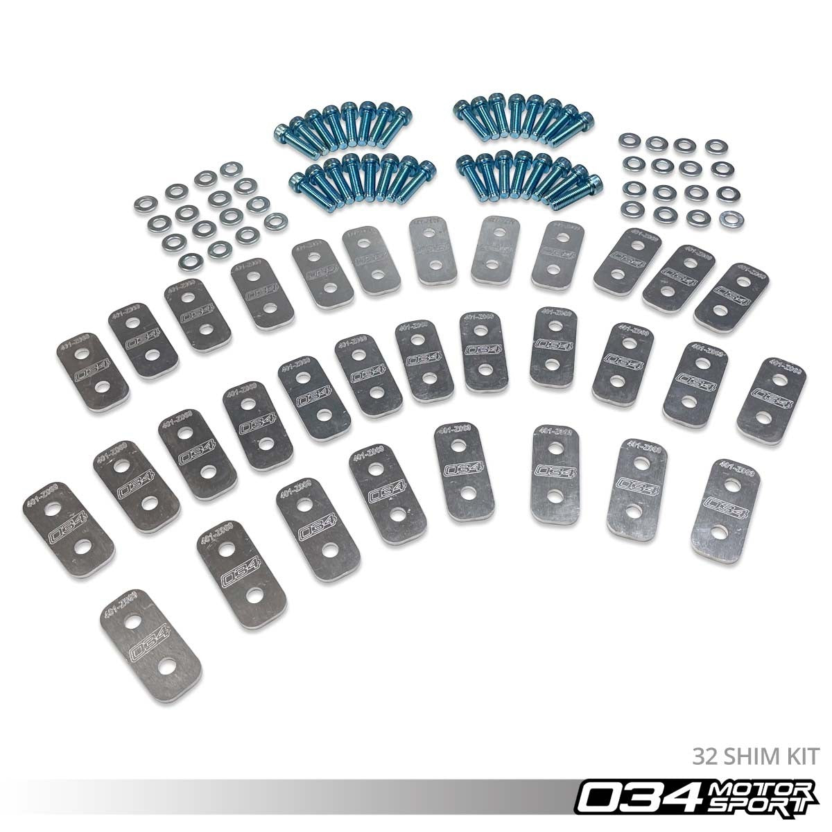 034 Motorsport Camber Shim Kit, Gen 1 & Gen 1.5 Audi R8 (4.2 V8 & 5.2 V10)