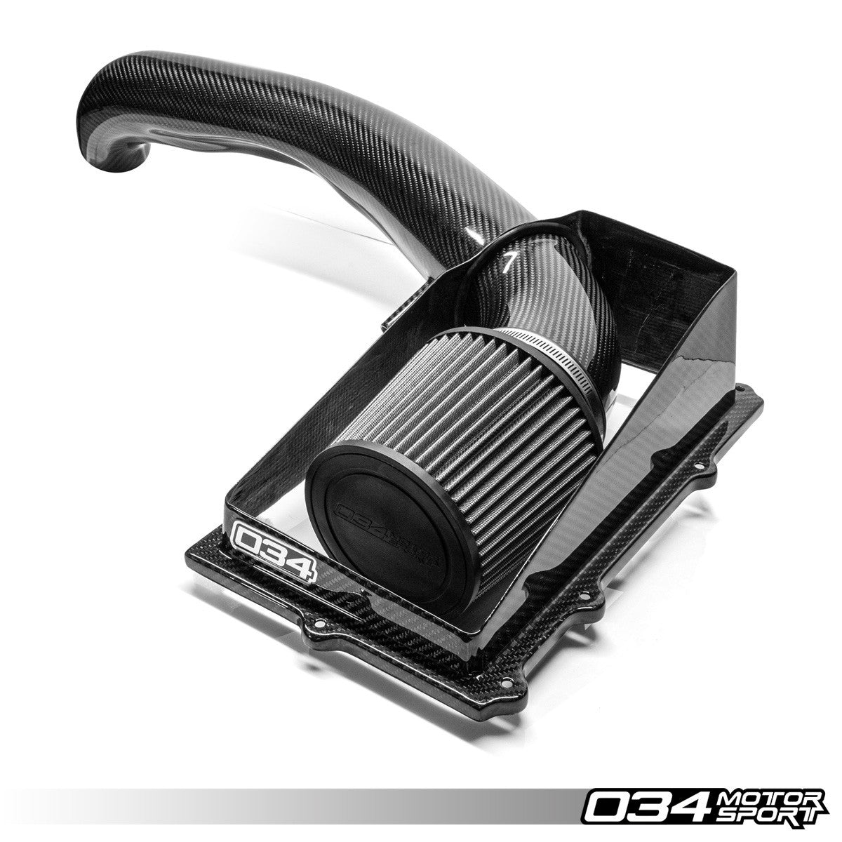 034 Motorsport 8V Audi RS3 2.5 TFSI X34 Carbon Fiber Cold Air Intake System for ROW (Non-USA) Vehicles
