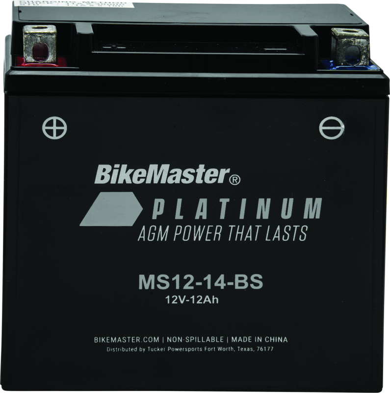 BikeMaster AGM Battery - MS12-14-BS – AM Tuning Canada