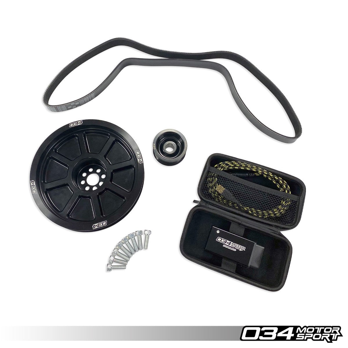 034 Motorsport Dual Pulley Performance Pack, 190mm, Audi B8 S4/S5/Q5/SQ5, C7 A6/A7, D4 A8 3.0 TFSI