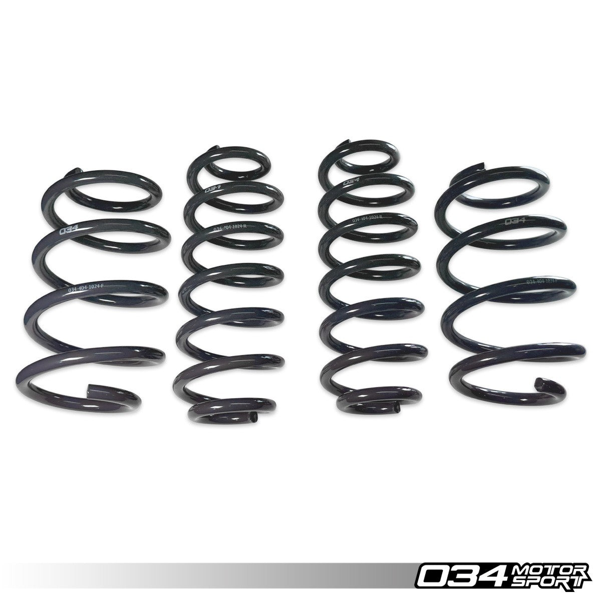 034 Motorsport Dynamic+ Lowering Springs for 8P Audi A3 3.2 VR6