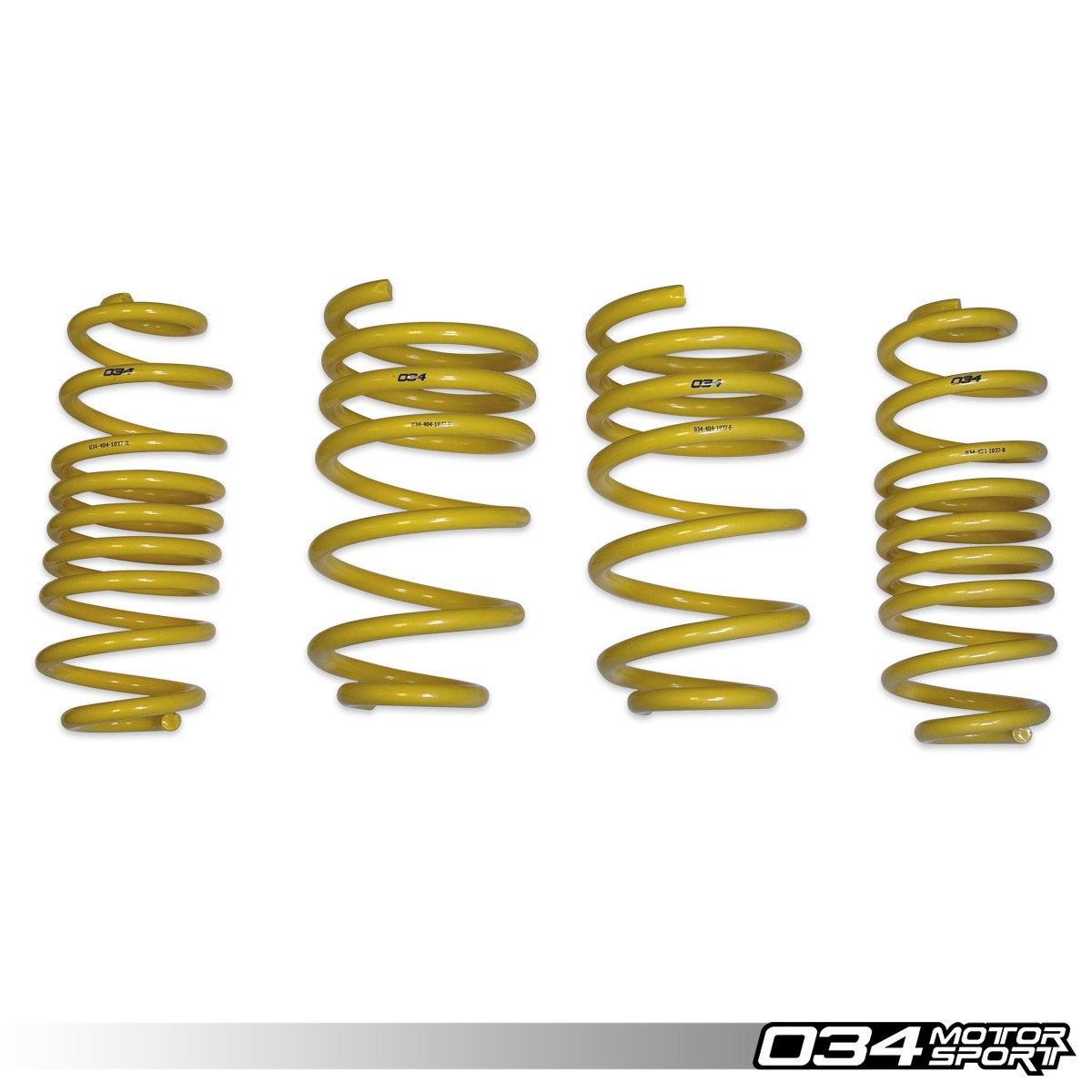 034 Motorsport Dynamic+ Lowering Springs For 95B Porsche Macan V6 Models w/ PASM