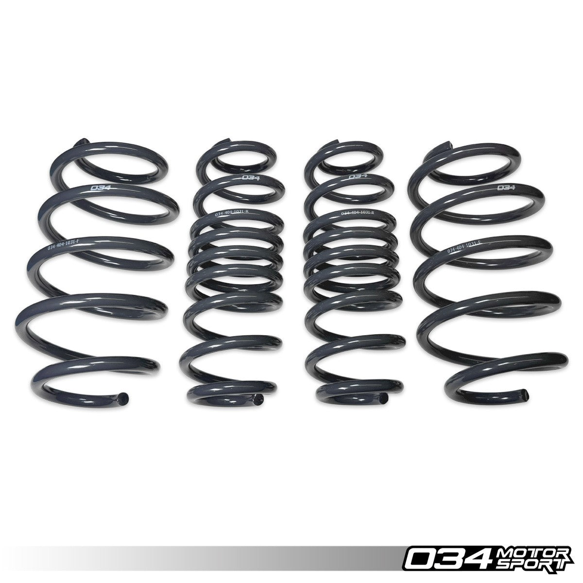 034 Motorsport Dynamic+ Lowering Springs for MK6 Volkswagen Golf R 2.0T
