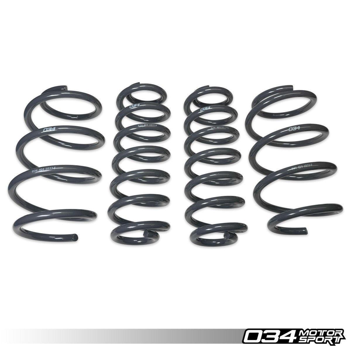 034 Motorsport Dynamic+ Lowering Springs for MQB Volkswagen Tiguan 1.4T