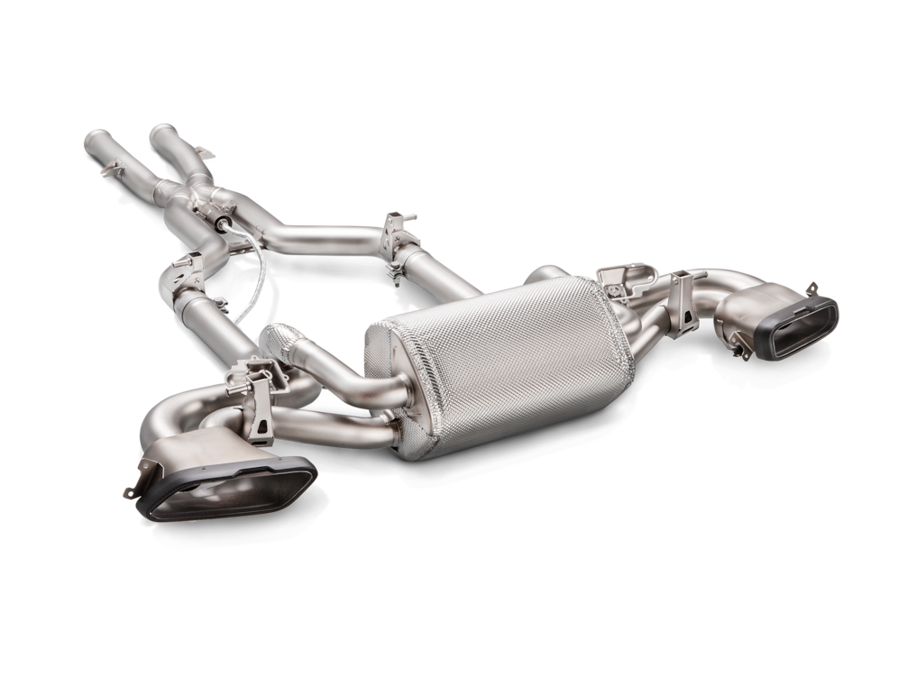 Akrapovic R190 AMG GT / GT S / GT C Evolution Exhaust System w/ Carbon Tips (Titanium)