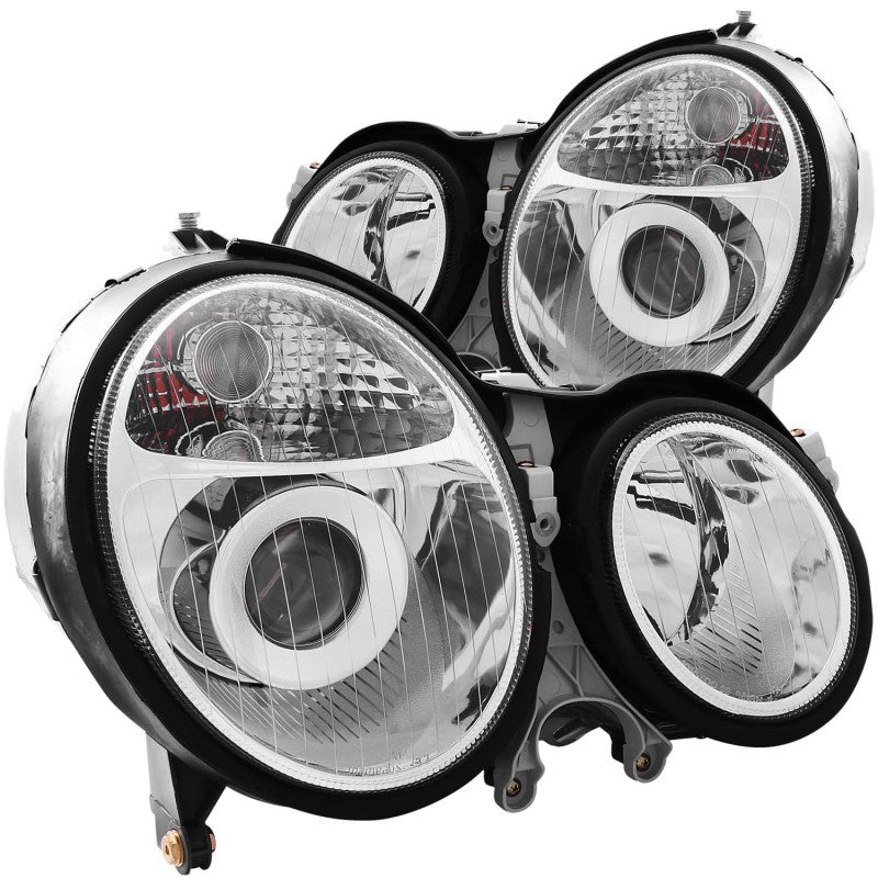 ANZO 1999-2002 Mercedes Benz E Class W210 Projector Headlights