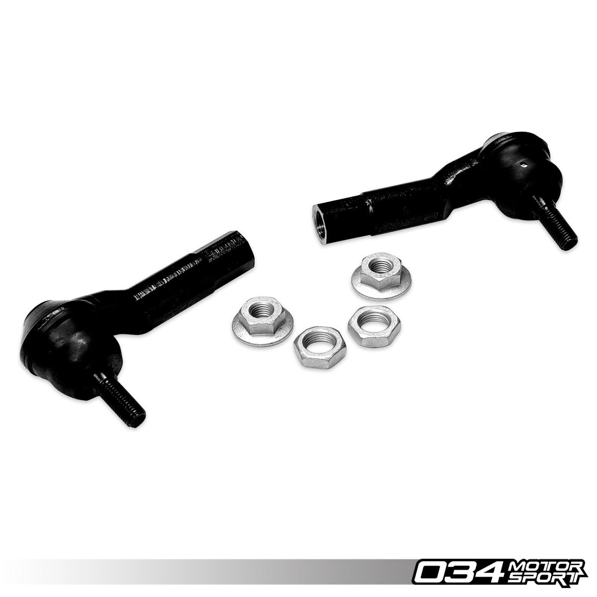 034 Motorsport Extended Tie Rod End Kit, Audi & Volkswagen PQ35, MQB, and MQB Evo