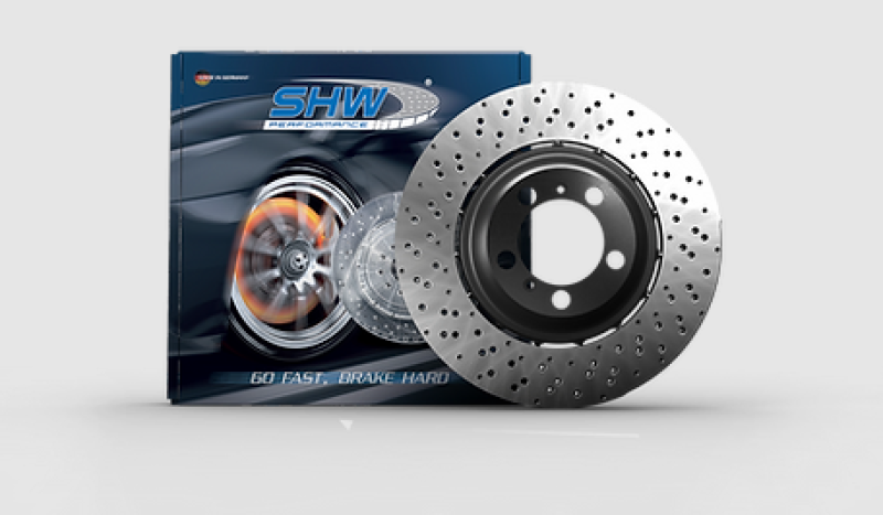Mai✩°。⋆ SHW 15-18 BMW M3 3.0L Right Front Cross-Drilled Lightweight