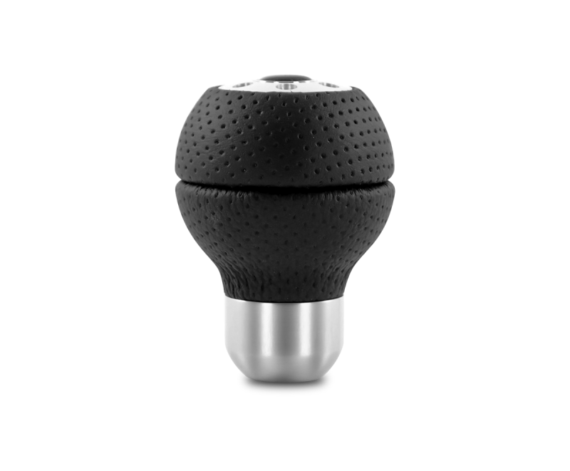 Momo Race Shift Knob - Black Airleather, Aluminum Insert – AM