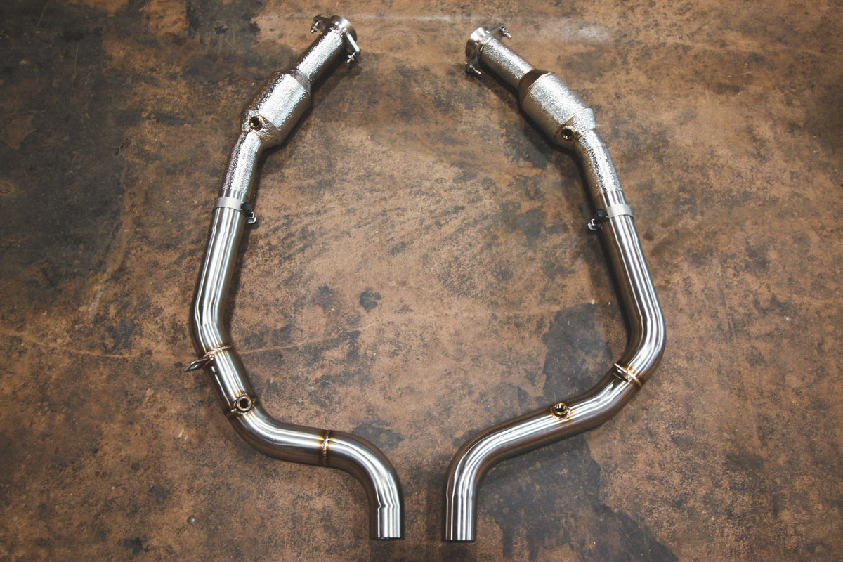 Valvetronic Designs - Range Rover Free Flow Front Pipes 200 Cell 2014-2022