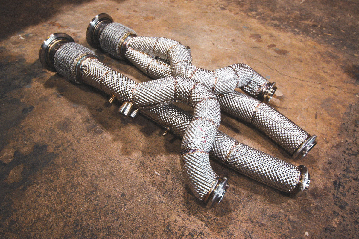 Valvetronic Designs - Lamborghini Aventador / S / SV / SVJ Free Flow Front Pipes - Equal Length