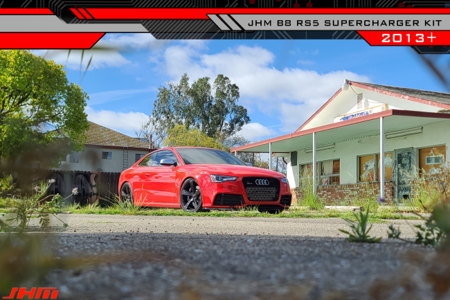 JHM Supercharger Kit for 2013 and up B8 RS5 w 4.2L FSI V8 Stage