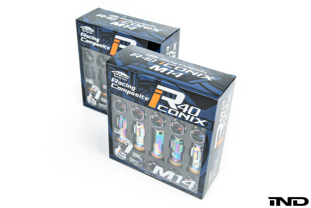 Project Kics Iconix R40 Racing Lug Nut Set - M14x1.25 Open End