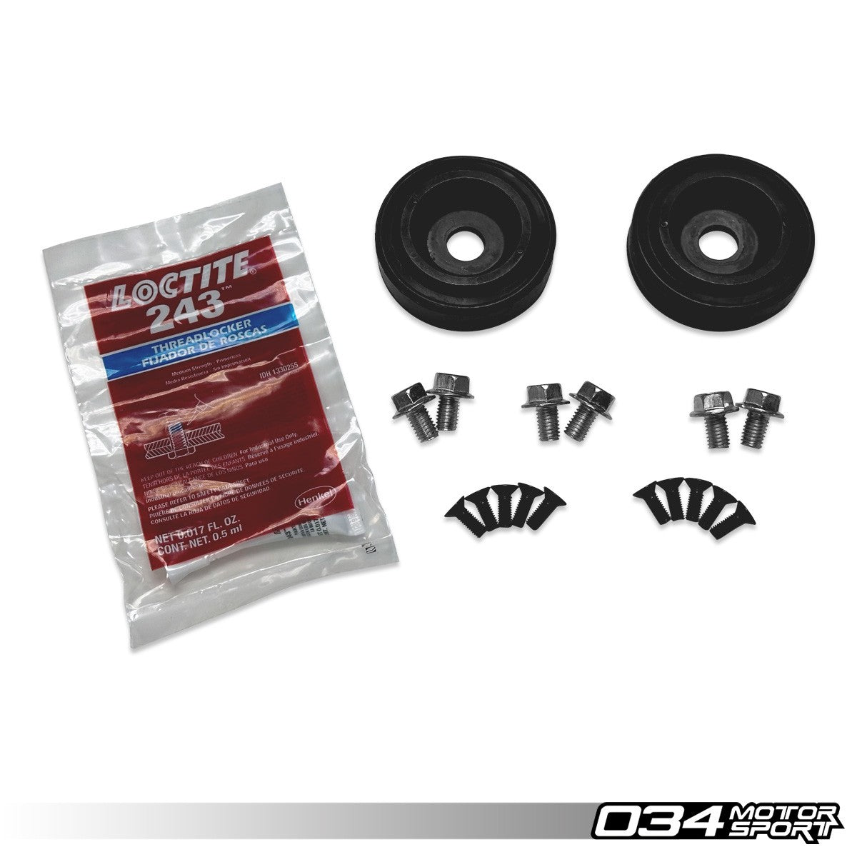 034 Motorsport Rebuild Kit, Dynamic+ Caster/Camster/Camber Mount Pairs, Volkswagen & Audi MQB and MQB EVO