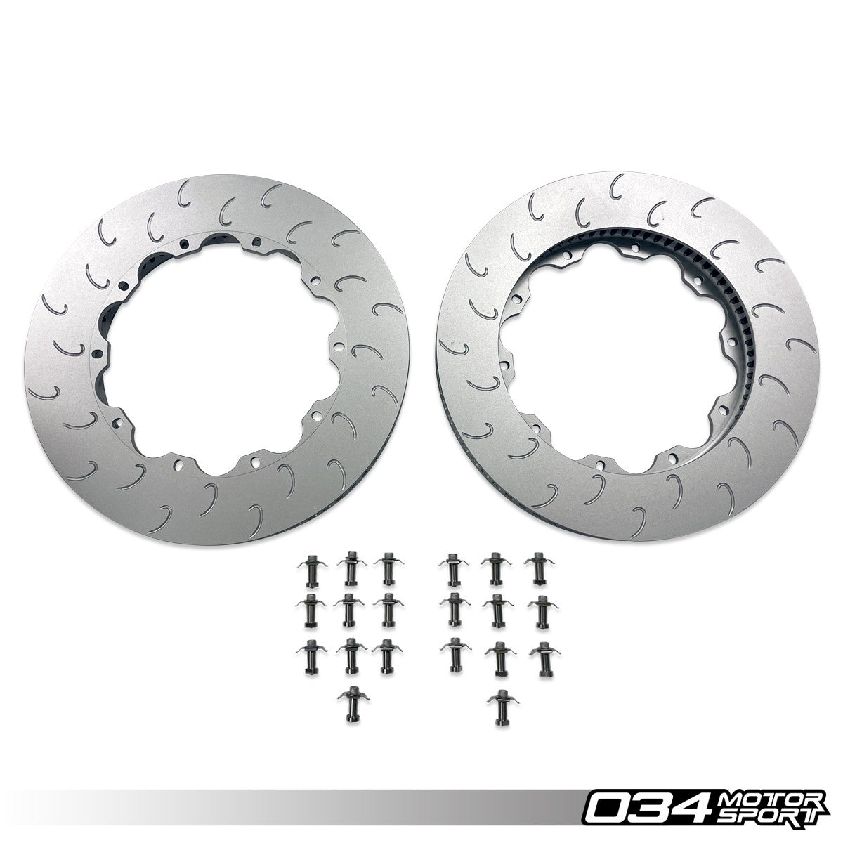 034 Motorsport Replacement Front Rotor Ring Set, Gen 1 & Gen 1.5 Audi R8 (4.2 V8 & 5.2 V10)