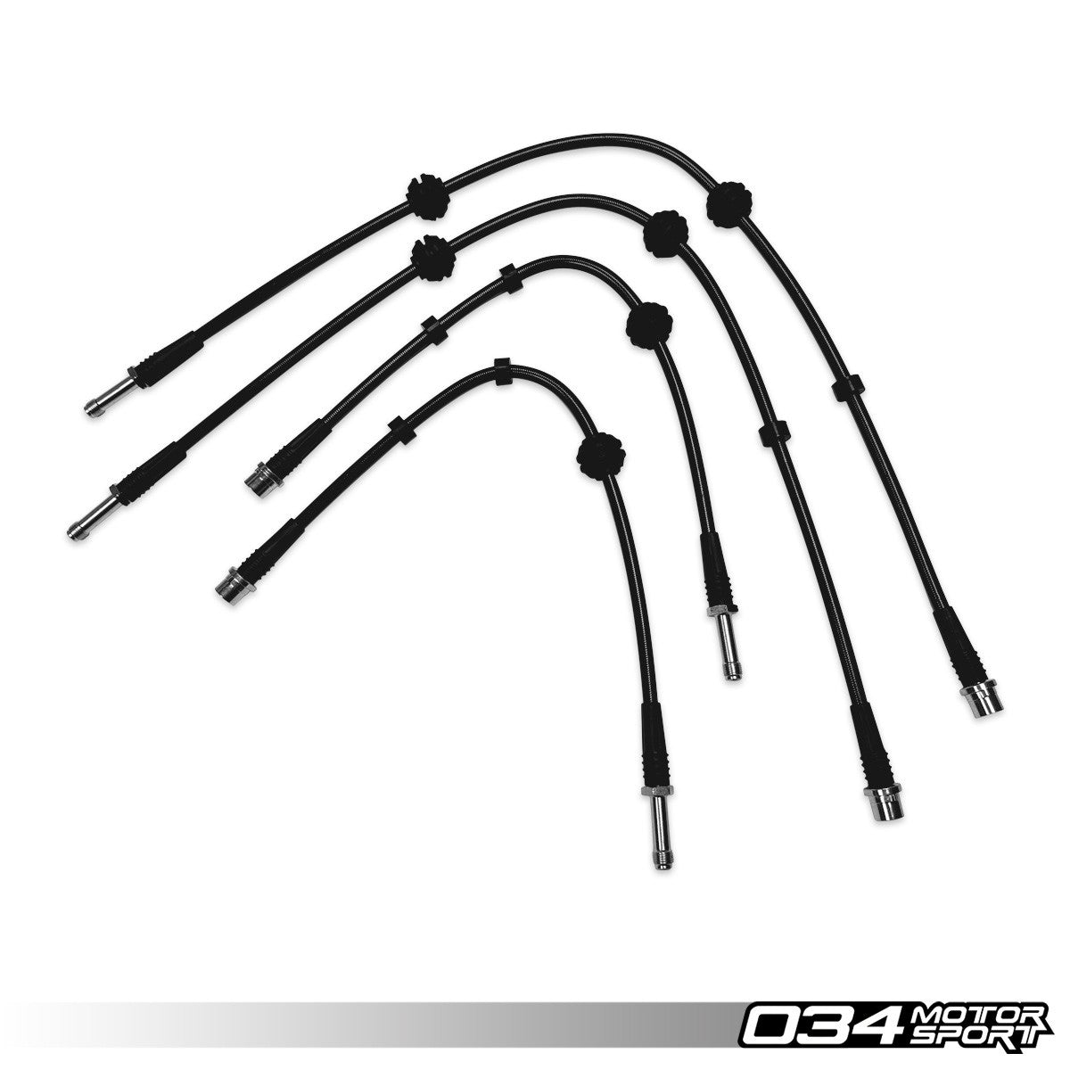 034 Motorsport Stainless Steel Braided Brake Line Kit, C7/C7.5 Audi A6/A7 & S6/S7