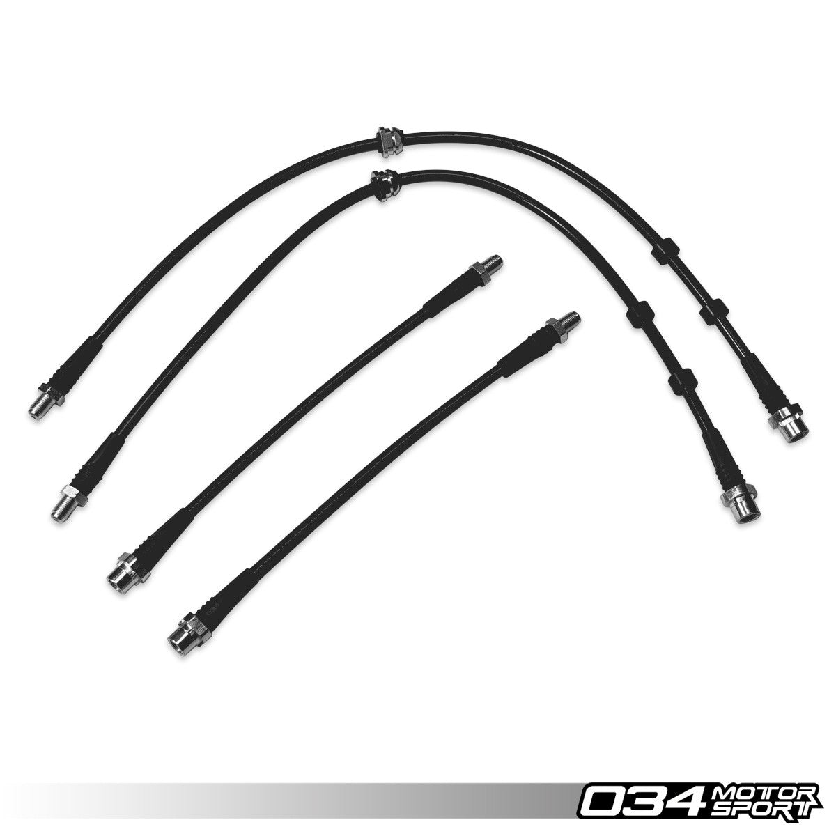 034 Motorsport Stainless Steel Braided Brake Line Kit, F8X BMW M2, M2 Competition, M3, M4