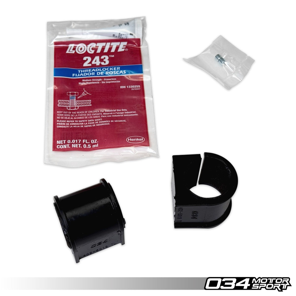 034 Motorsport Sway Bar Teflon Bushing Front Rebuild & Upgrade Kit, BMW E9X