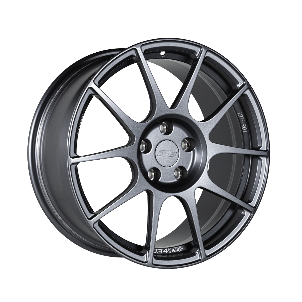 034 Motorsport ZTF-R01 Forged Wheel, 19x9.3 ET35, 57.1/66.6mm Bore, Audi B8/B9 A4/S4