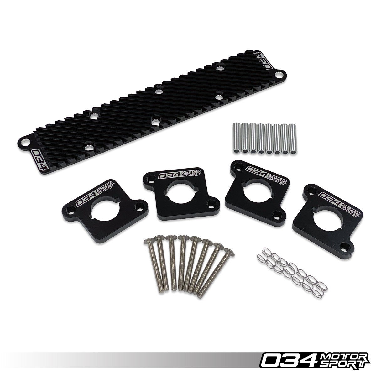 034 Motorsport Billet Aluminum Coil Pack Hold Down Bracket Kit For Audi B5-B6 A4, 8N TT, Vw, Mkiv Beetle, Mkiv Gli-Golf-GTI-Jetta-Rabbit, B5 Passat 1.8T
