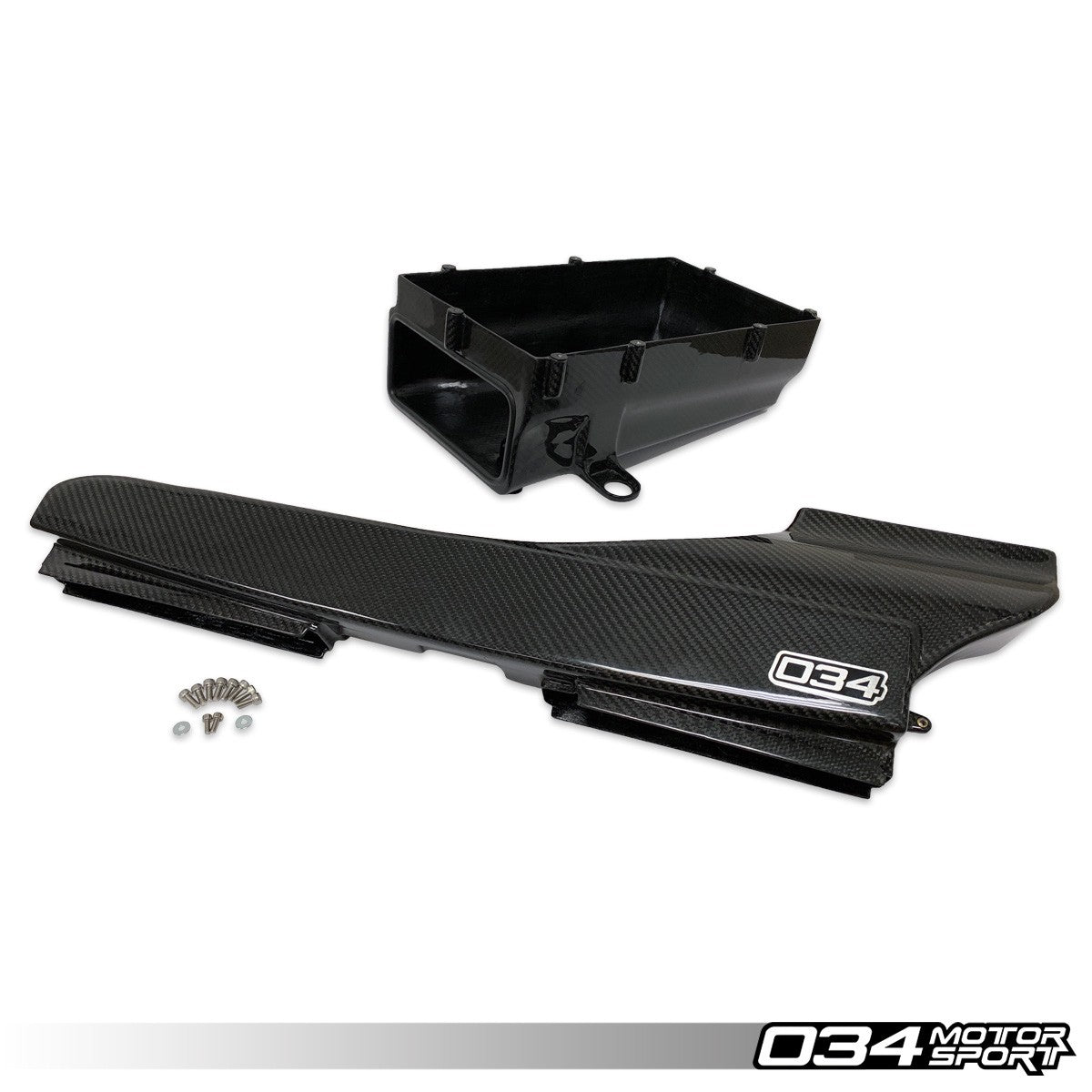 034 Motorsport X34 Carbon Fiber Lower Intake Box And Fresh Air Duct For Audi 8S-8V.5 TTRS-RS3