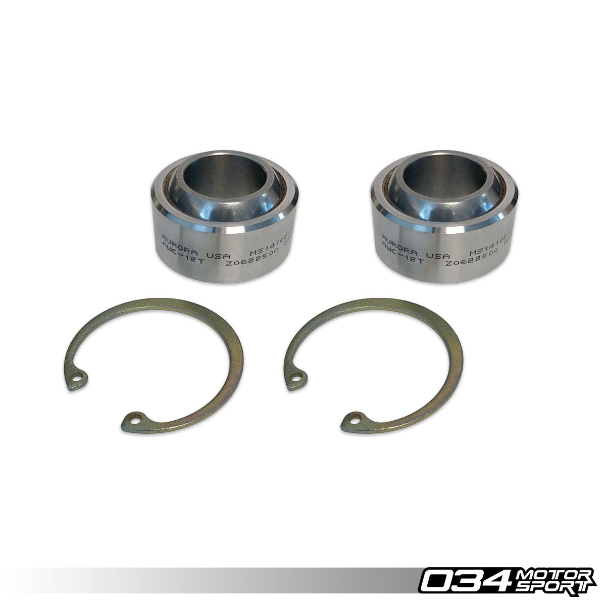 034 Motorsport Rebuild Kit, Motorsport Spherical Rear Trailing Arms For Audi 8V-8V.5 A3-S3-RS3, Audi 8S TT-TTS-TTRS, And Volkswagen MK7 MK7.5 Golf-GTI-R