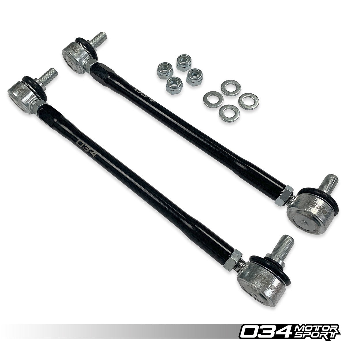 034 Motorsport Dynamic+ Billet Adjustable Front Sway Bar End Link Kit For Mkv-Mkvi-MK7 MK7.5 Vw Golf-GTI-Rabbit-Gli-Jetta And 8P-8V-8V.5-8J-8S Audi A3-S3-RS3-TT-TTS-TTRS