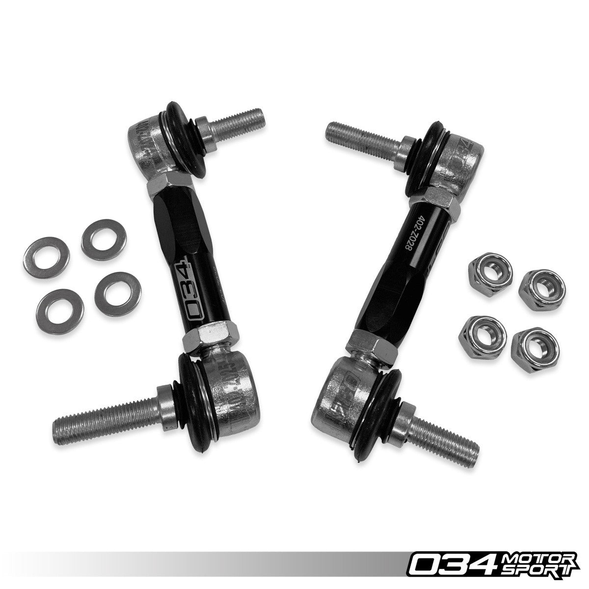 034 Motorsport Dynamic+ Billet Adjustable Rear Sway Bar End Link Kit For Mkv-Mkvi Vw GTI-Gli-R32-Jetta And 8P Audi A3