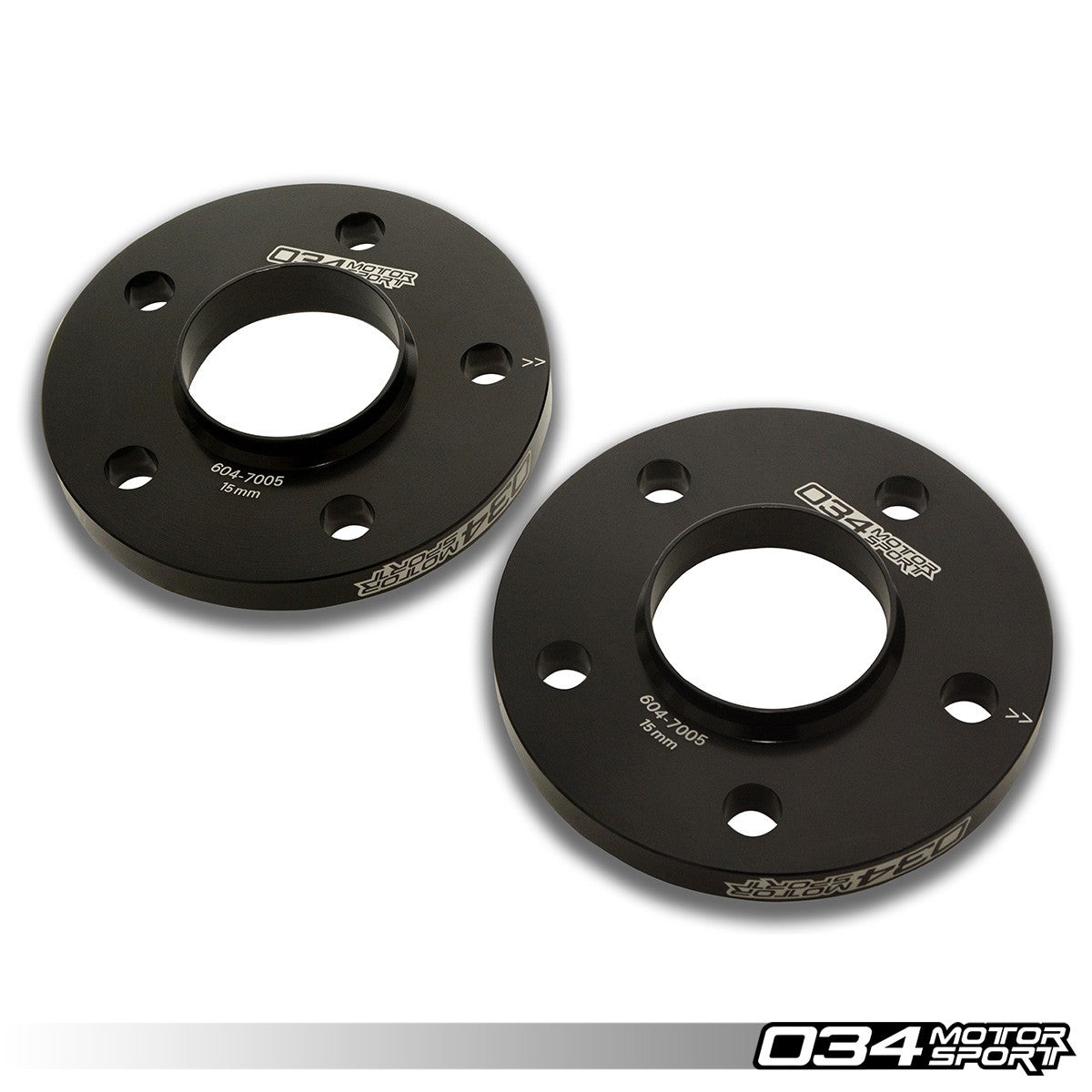 034 Motorsport Wheel Spacer Pair, 15mm, Audi 5X112mm With 66.5mm Center Bore
