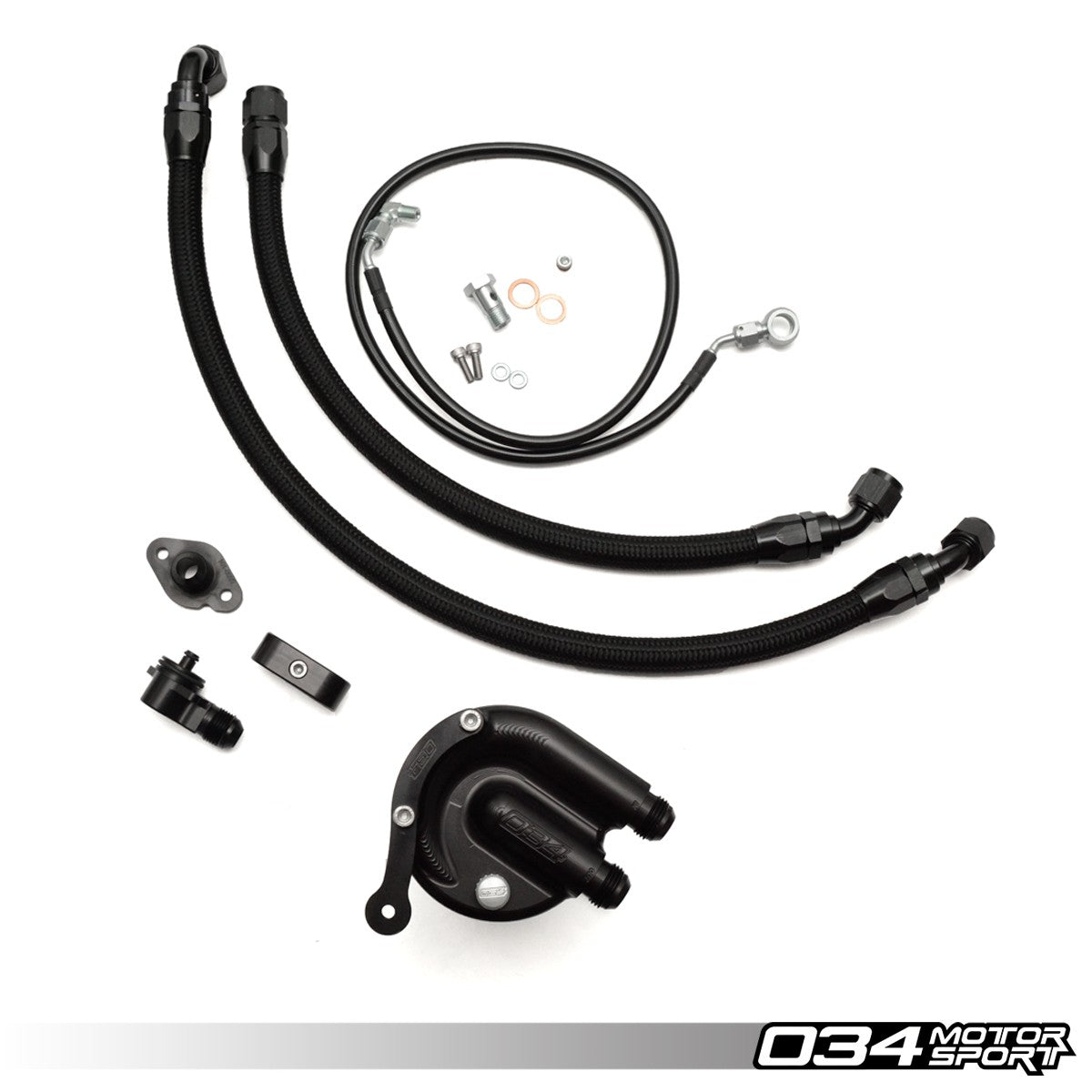 034 Motorsport Billet Catch Can Kit, 8J Audi TTRS 2.5 TFSI